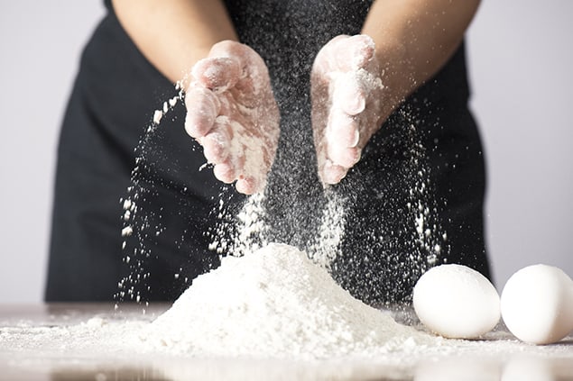 Canada newcomer Nathalie Zapata making dough