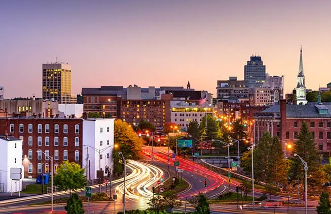 Worcester skyline