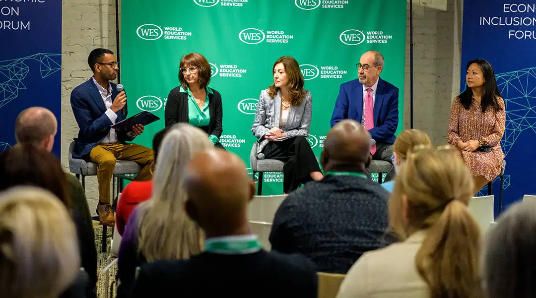 Speakers at WES Economic Inclusion Forum