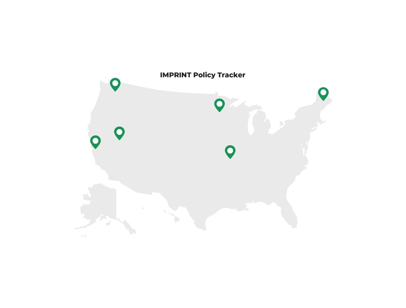 IMPRINT policy tracker map