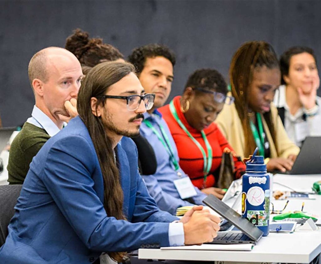 Attendees at conference